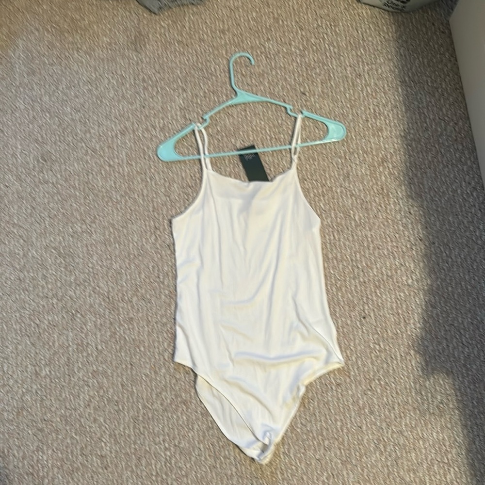 Medium white tank top bodysuit - Target